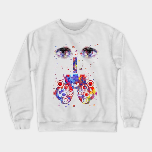 Human eye Crewneck Sweatshirt by RosaliArt